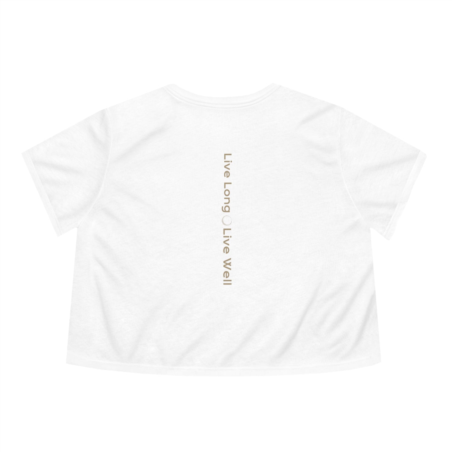 Lngvty Women's Flowy Cropped Tee