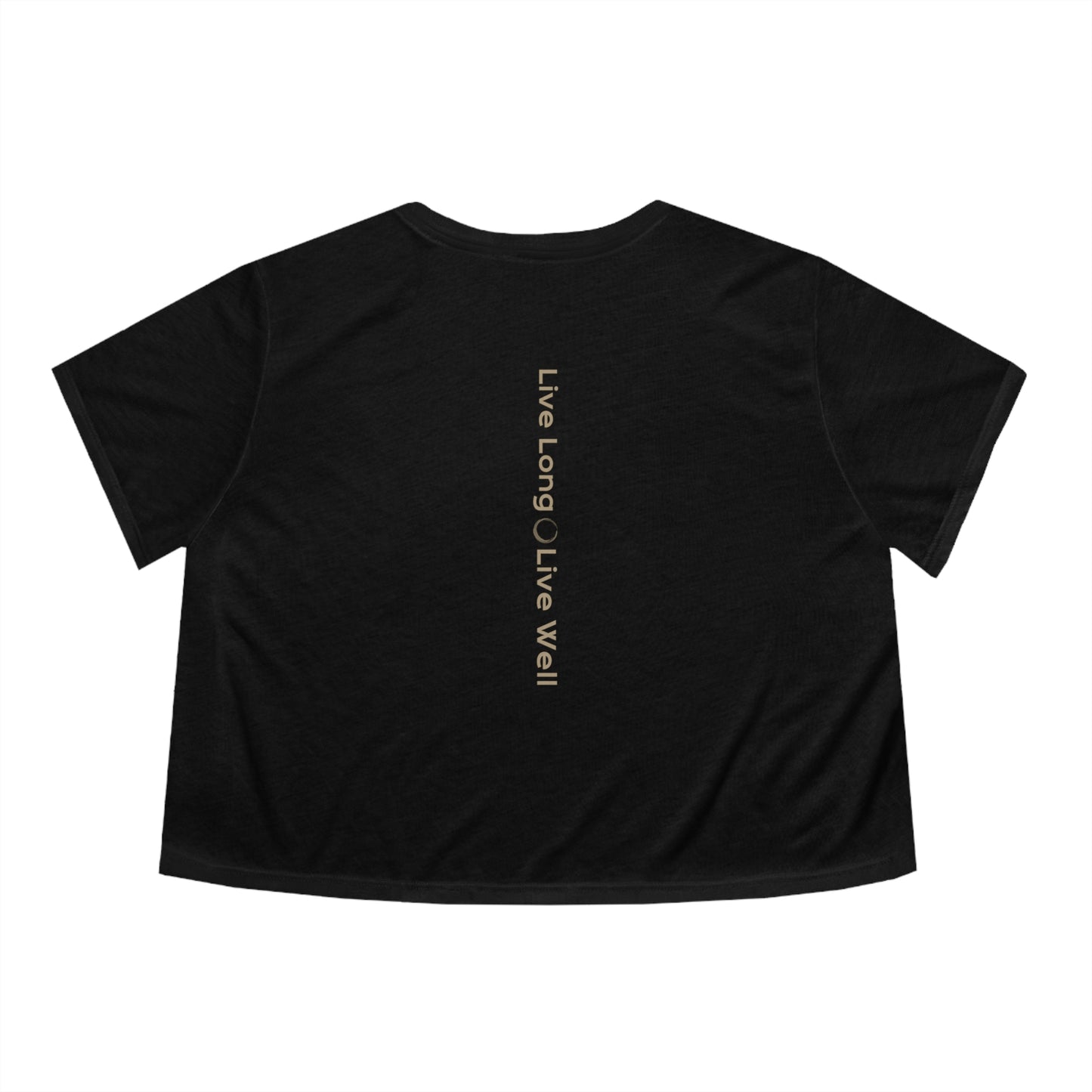 Lngvty Women's Flowy Cropped Tee