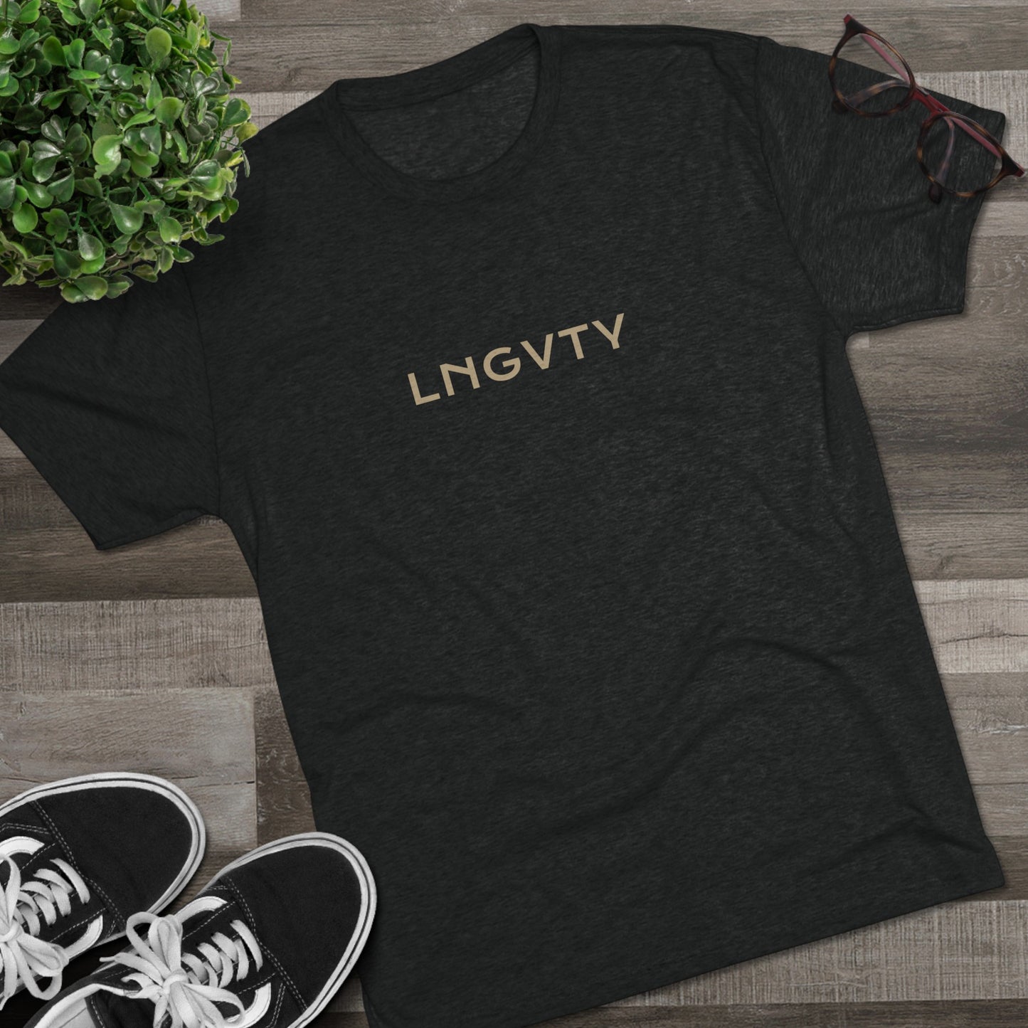 Lngvty Unisex Tri-Blend Crew Tee