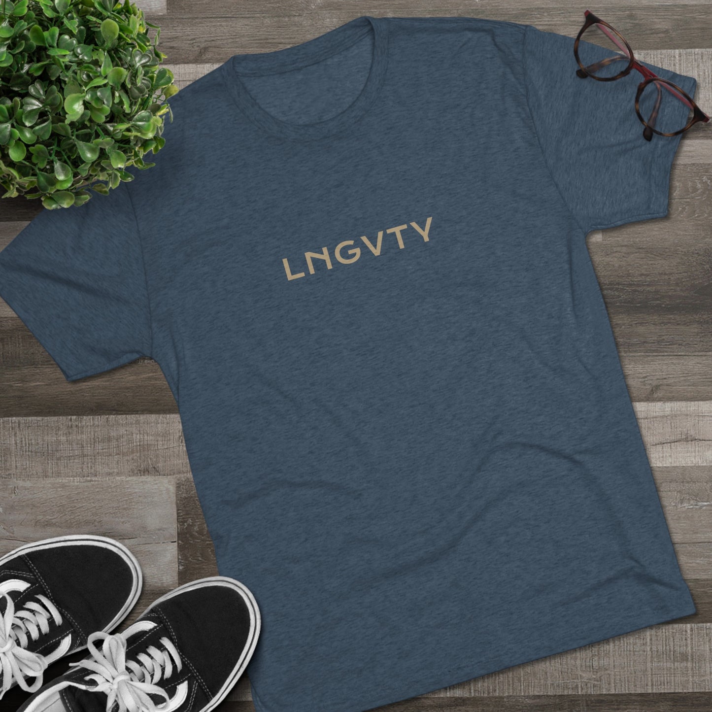 Lngvty Unisex Tri-Blend Crew Tee