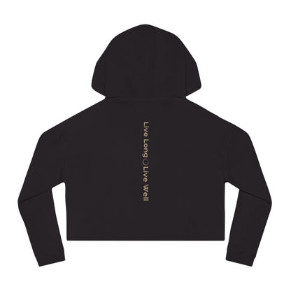 Lngvty Women’s Cropped Hooded Sweatshirt