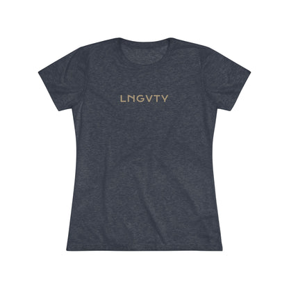 Lngvty Women's Triblend Tee