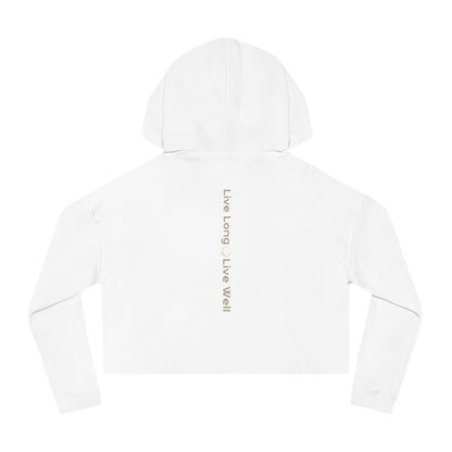 Lngvty Women’s Cropped Hooded Sweatshirt