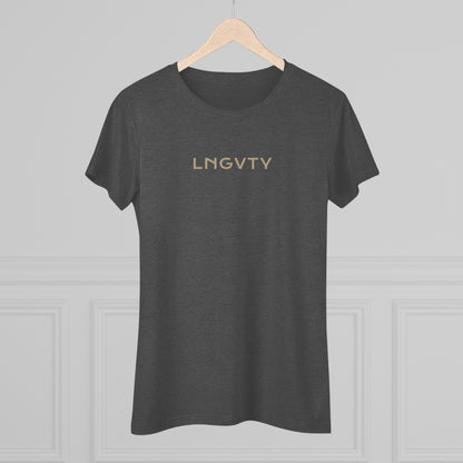 Lngvty Women's Triblend Tee