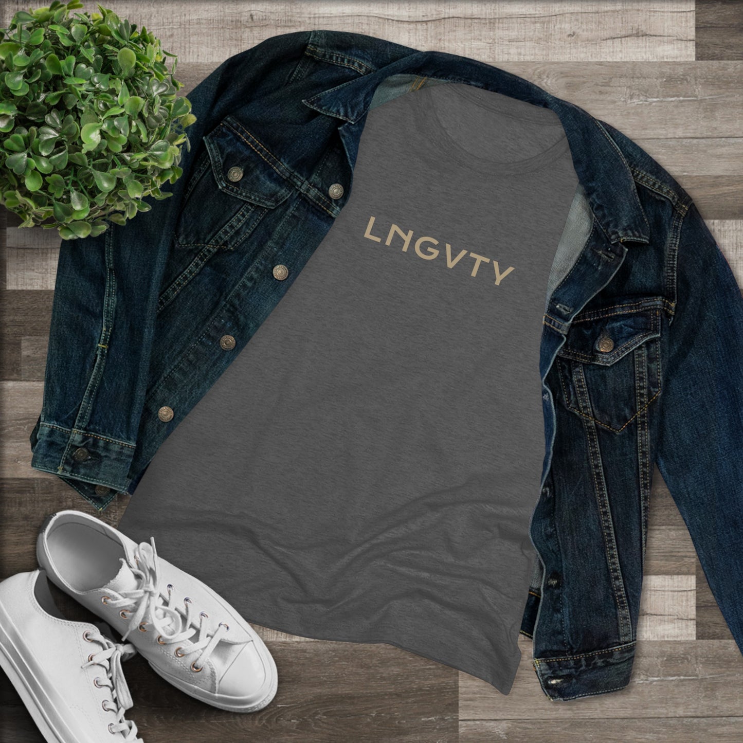 Lngvty Women's Triblend Tee