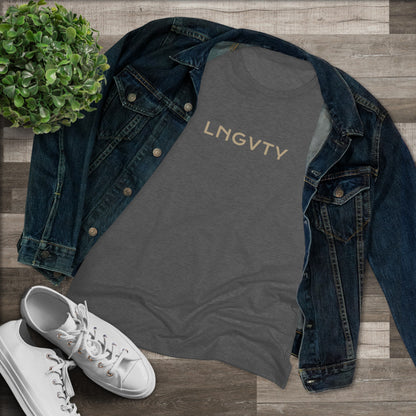 Lngvty Women's Triblend Tee
