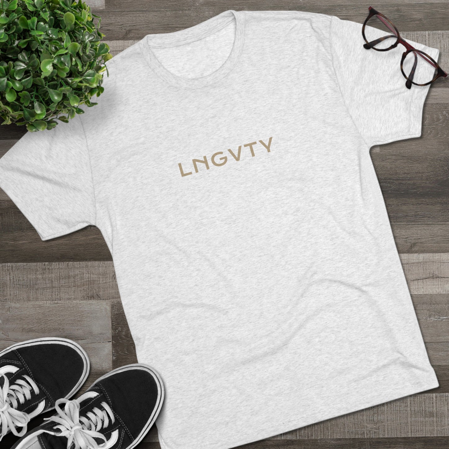 Lngvty Unisex Tri-Blend Crew Tee
