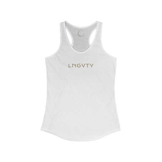 Lngvty Women's Ideal Racerback Tank