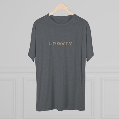 Lngvty Unisex Tri-Blend Crew Tee