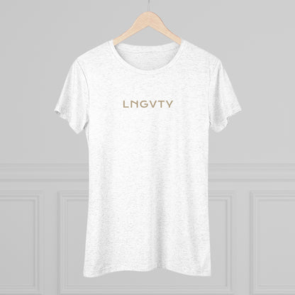 Lngvty Women's Triblend Tee