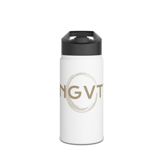 Lngvty Stainless Steel Water Bottle, Standard Lid