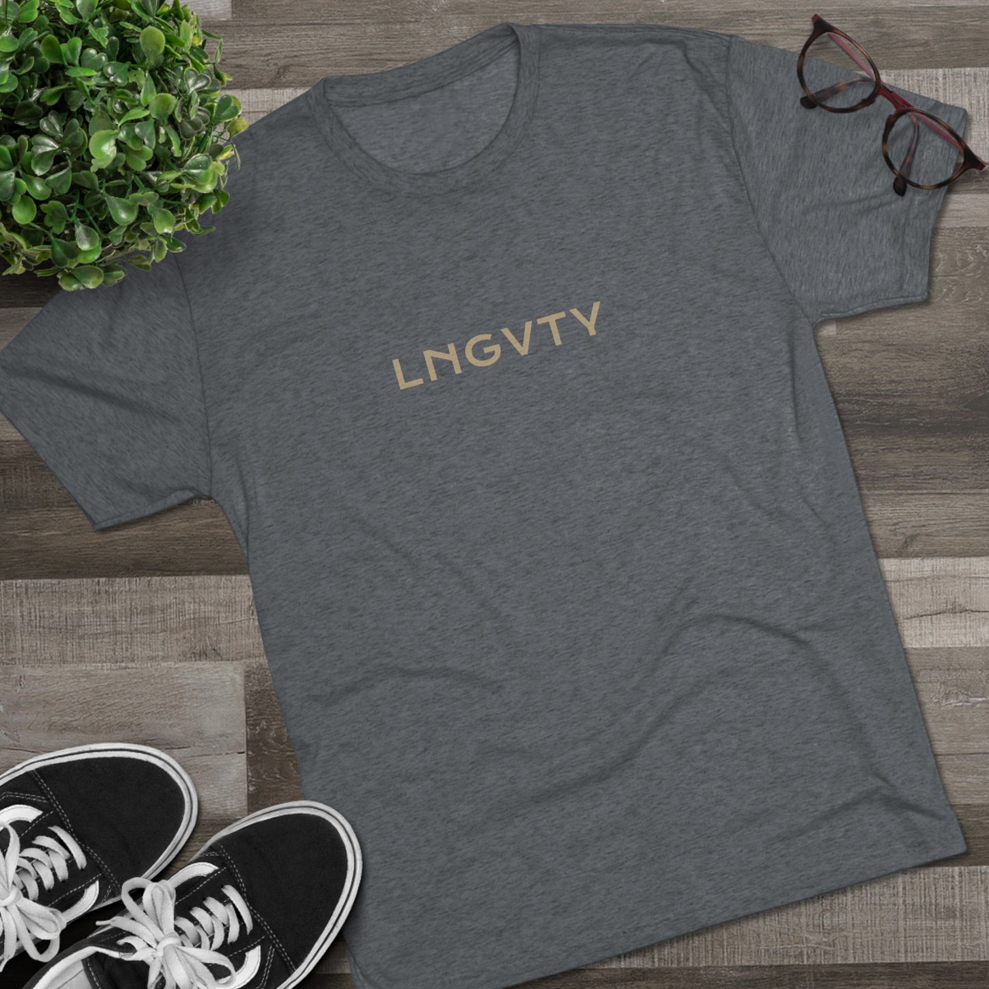 Lngvty Unisex Tri-Blend Crew Tee