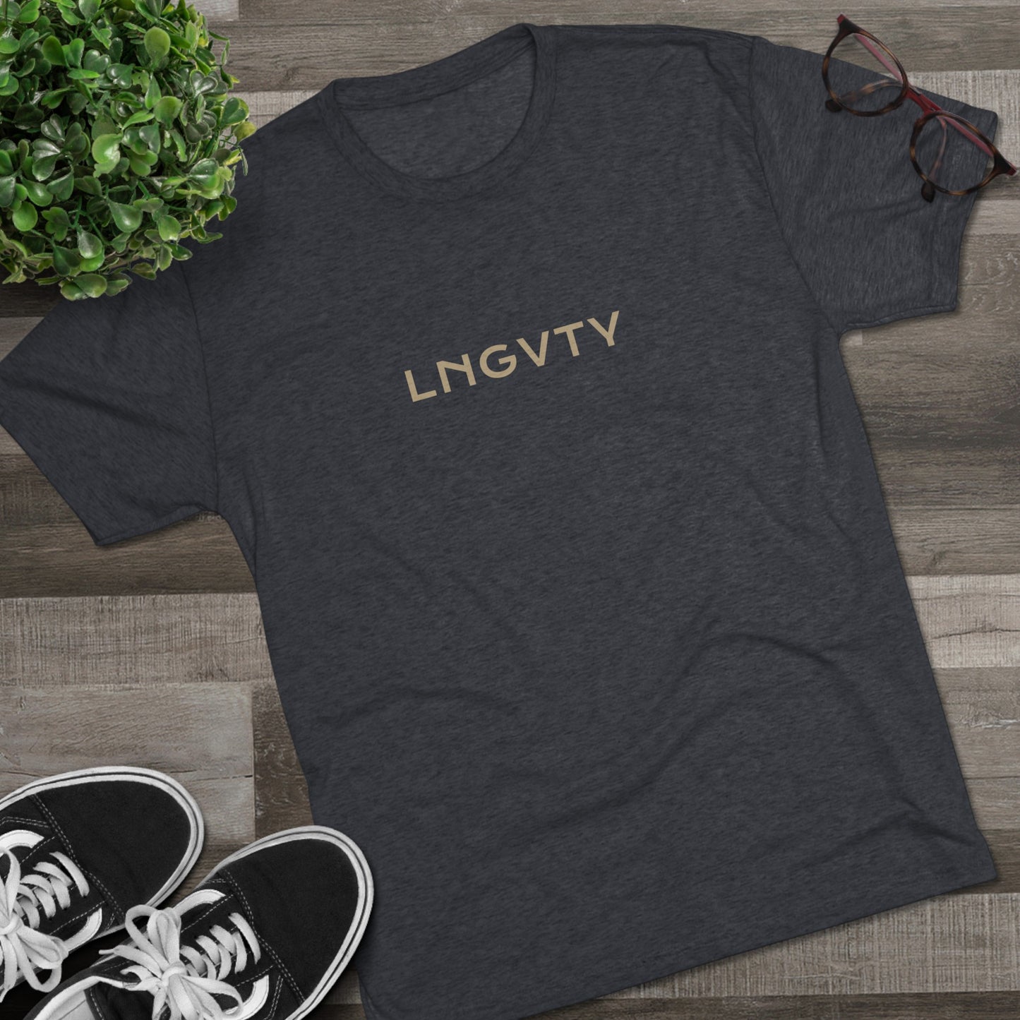 Lngvty Unisex Tri-Blend Crew Tee