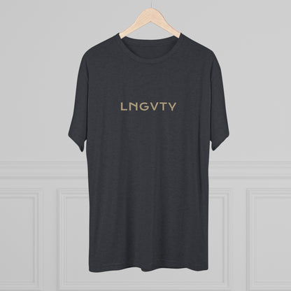 Lngvty Unisex Tri-Blend Crew Tee