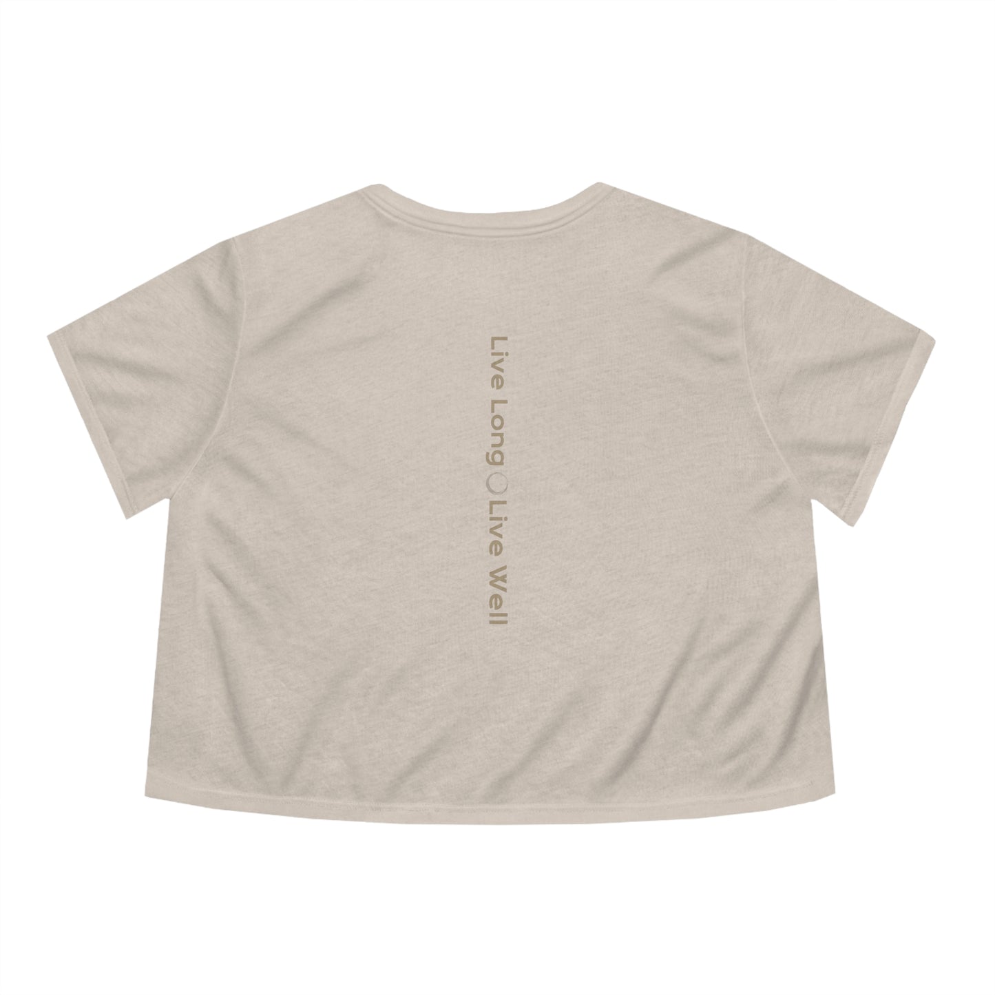 Lngvty Women's Flowy Cropped Tee