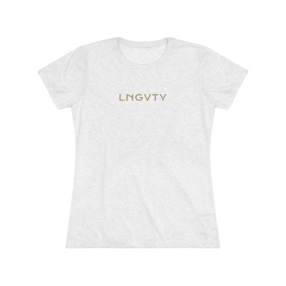 Lngvty Women's Triblend Tee
