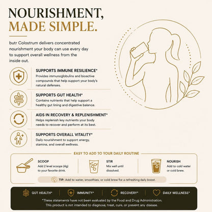 Grass - Fed Bovine Colostrum - butr